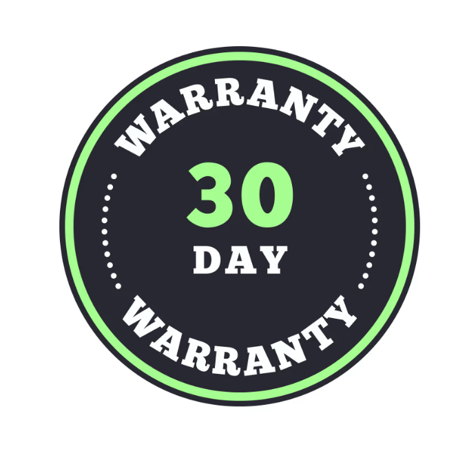 30-Day Warranty