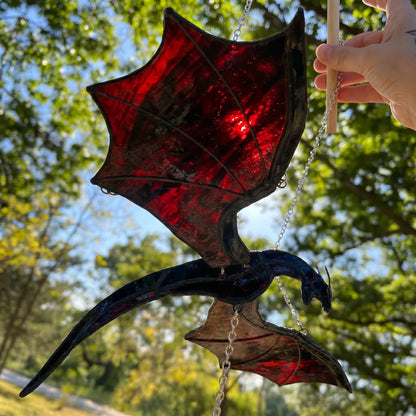 Handmade Flying Glass Dragon