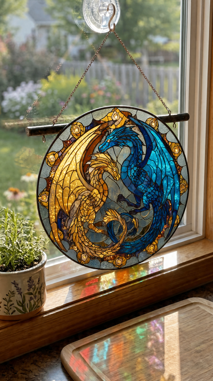 Handmade Book Suncatchers